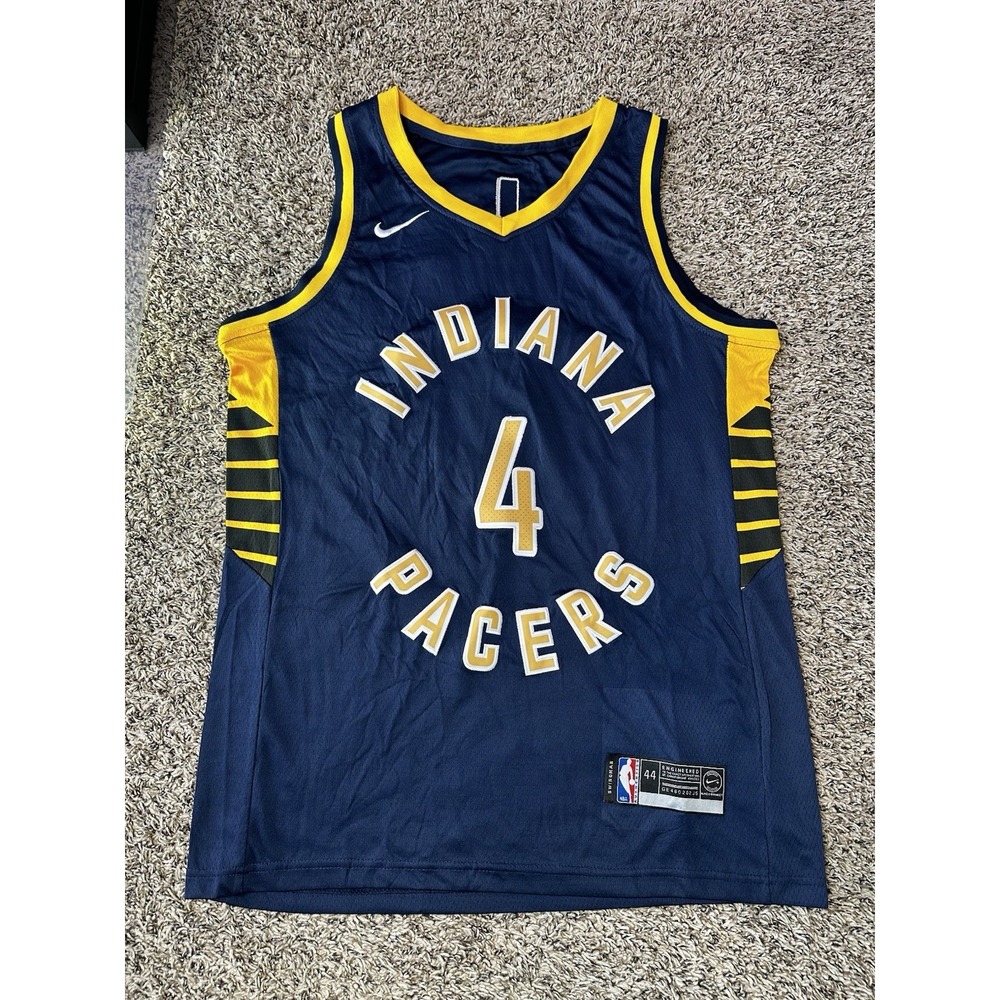 Nike NBA Navy Away Jersey Victor Oladipo Indiana Pacers Mens Size 44 / Small